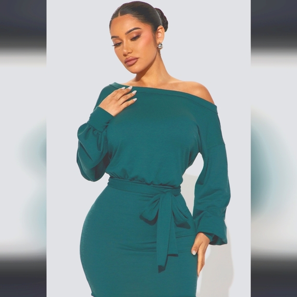 Kourtney French Terry Mini Dress - Picture 1 of 4